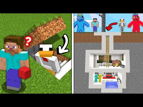 ShadobassMc - I Cheated with Secret Bases in Build Battle on Minecraft!