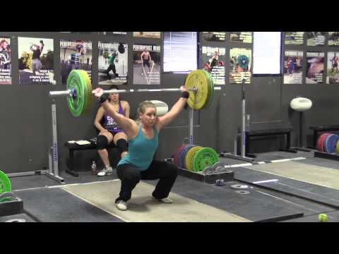 Olympic Weightlifting 2-17-15 - Clean Pull, Power Clean, Hang Clean, Hang Snatch, Back Squat