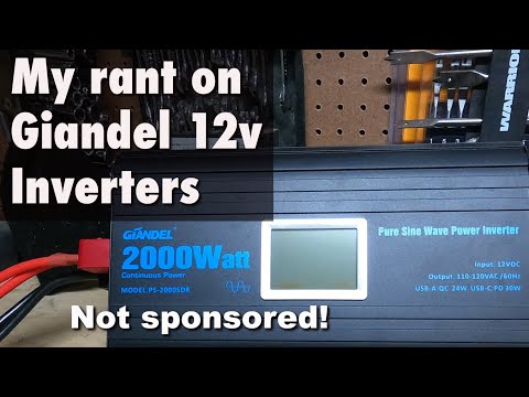 Are Giandel 12v inverters the best?  A newbie guide to buying a quality inverter.