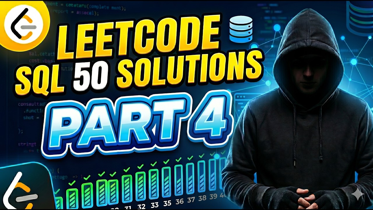 Leetcode SQL 50 Solutions | Part 4 | Anuj Majumdar ft. Morning noise