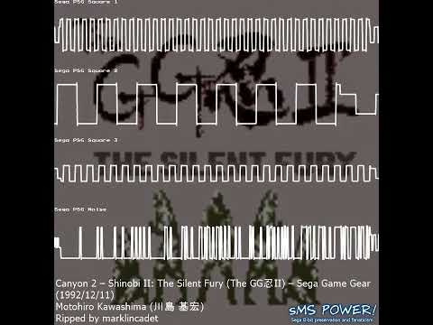 Shinobi II: The Silent Fury - Sega Game Gear - Motohiro Kawashima; Yuzo Koshiro