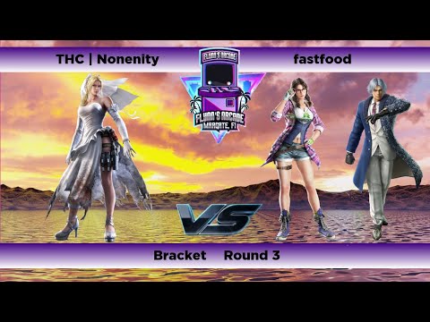 Flynn's Arcade 054 Bracket Round 3 - THC | Nonenity (Nina)Vs fastfood (Julia Lee)Tekken 7 Tournament