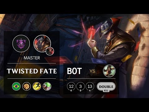 Twisted Fate Bot vs Nidalee - BR Master Patch 9.20