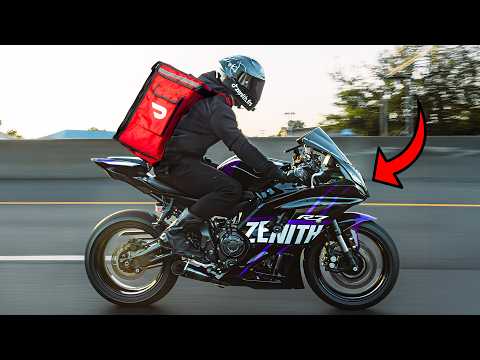 DoorDash on a Sportbike for 24 Hours