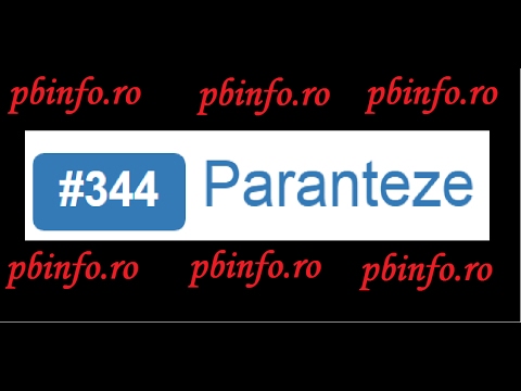 Limbajul C++ Problema #344 Paranteze de pe site-ul pbinfo.ro - BACKTRACKING