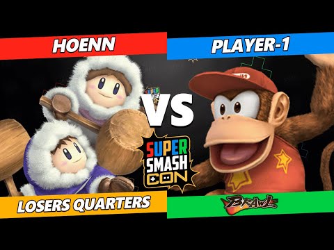 SSC 2022 Losers Quarters - Hoenn (Ice Climbers) Vs. Player-1 (Diddy Kong) Smash Brawl Tournament