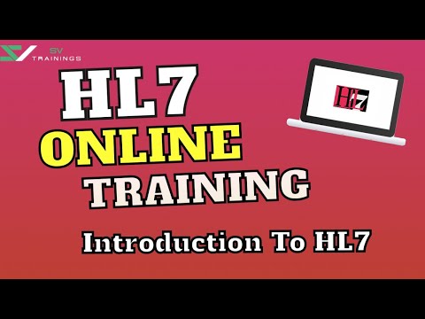 Introduction to HL7 Session 1