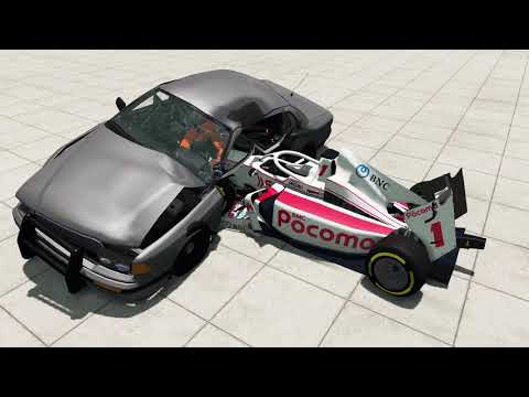 Formula Car Crash Testing - BeamNG Drive Genesis F2 Mod Testing