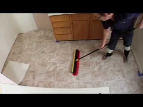 IVC Installation Tips # 7 - Placing Flooring on Adhesive