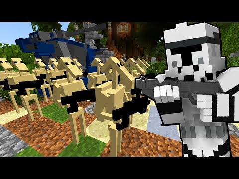 The Clone who joined the DROID ARMY! - Minecraft: Clone Wars Survival Mod 7