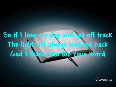 Thank You For Your Word - Clark Family -Lyrics - Minus One