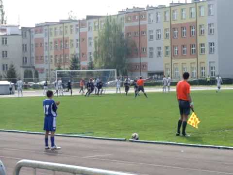 Pogoń Siedlce-Warta Sieradz sezon 2009/2010 piękny gol