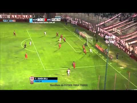 Gol de Ábila. Huracán 1 - Argentinos 0. Fecha 6. Primera División 2015. FPT.
