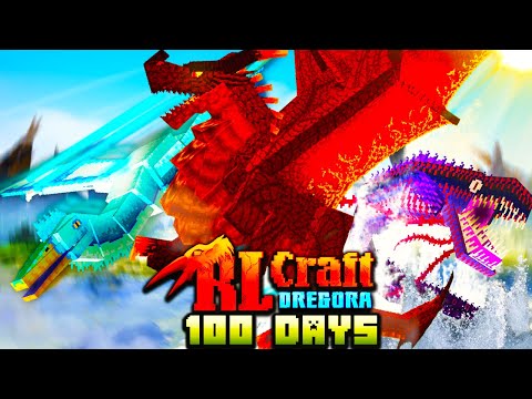 We Survived 100 Days in RLCRAFT DREGORA [FULL MOVIE]