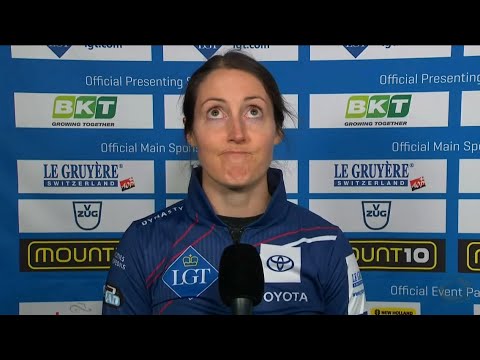 #wwcc2021 [8E] "A treme'riffic skipper's deuce!" Peterson(USA) saves the end vs Kim(KOR)