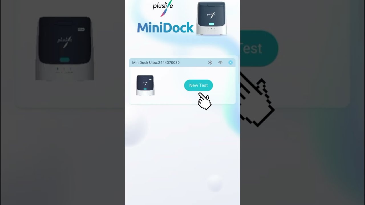 Setting up and using PlusLife mobile app with  MiniDock