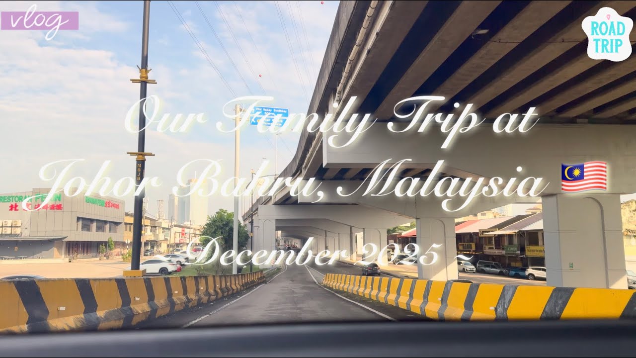 Our Family Trip to Johor Bahru Malaysia 🇲🇾 Mid Valley Southkey Shopping #food #malaysia #dailyvlog 