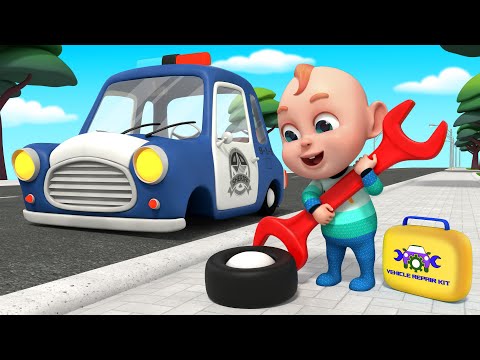 Let’s Fix the Car! 🛠️ | Car Repair Song for Kids | Rosoo Nursery Rhymes & Kids Songs