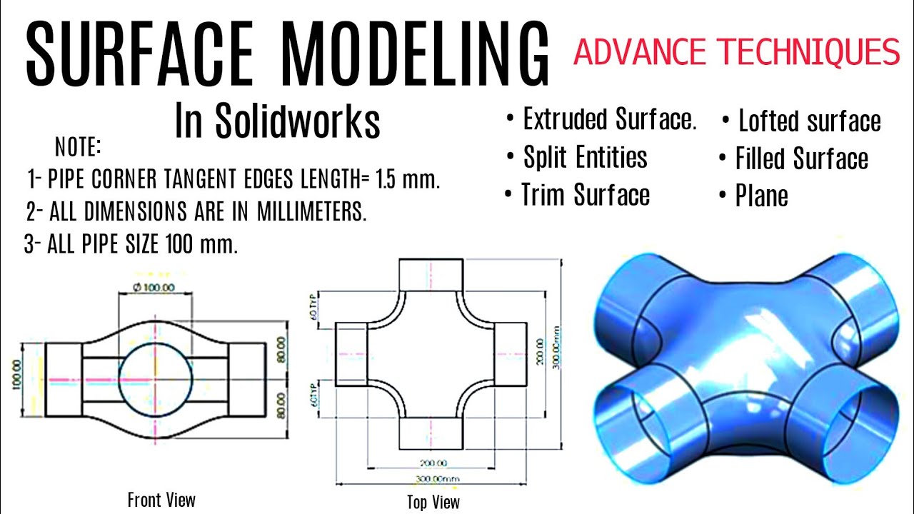 Solidworks Advanced Surface Modeling #surface #3dmodeling #solidworks 