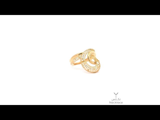 خاتم ذهب عيار 21 (RNLZ.0273)