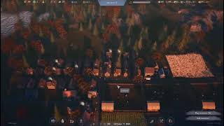 Mining for gold.  New Home: Medieval Village