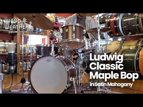 Ludwig Classic Maple Bop in Satin Mahogany