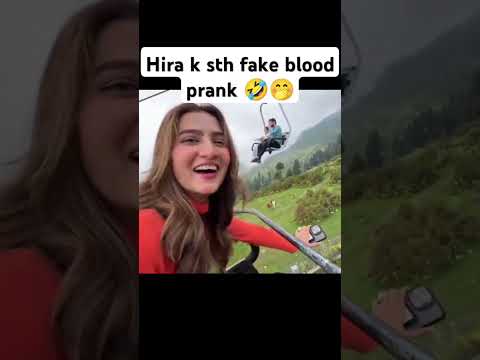 Hira k sth fake blood prank 🤣🤭, Sistrology new vlog #sisters #sisterlogy #love #happiness