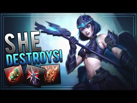 Nike: SHE DESTROYS WITH THIS DAMAGE BUILD! - Smite