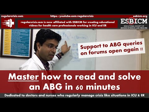 Master how to read and solve an ABG (arterial blood gas) in 60 minutes | RegularCrisis