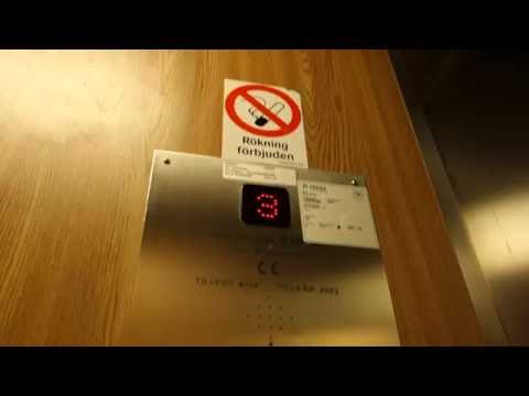 2002 Svenska TecnoLift AB Roped Hydraulic Elevator @ Norralagatan 4A, Söderhamn, Sweden.