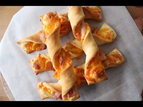 How To Make Bacon And Cheese Bread Sticks - By One Kitchen Episode 353