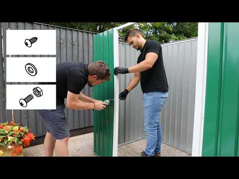 Metal Apex Shed Installation Guide