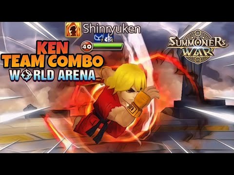 Ken Team Combo in World Arena Ep. 3 - Summoners War