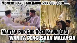 Download lagu Aceh Governor Remarries! The Marriage Ceremony is Valid in Two Countries! mp3