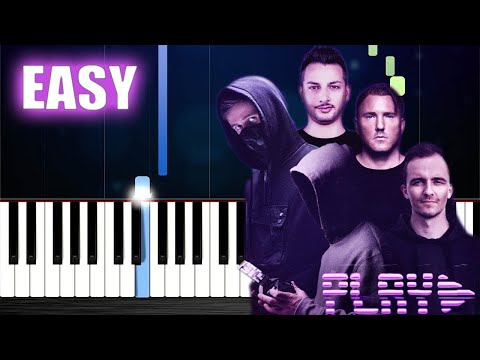 Alan Walker, K-391, Tungevaag, Mangoo - PLAY - EASY Piano Tutorial