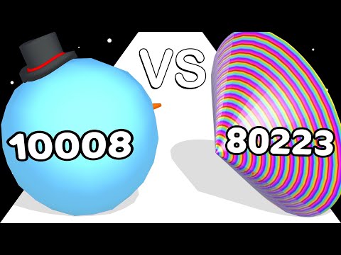 Big Head Run VS Circle Up: ASMR Gameplay ❌ Max Level!