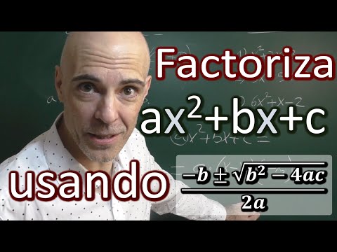 Factorizar trinomios ax²+bx+c usando una fórmula