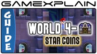 New Super Mario Bros. 2:  World 4 Ghost House Star Coin Guide & Walkthrough