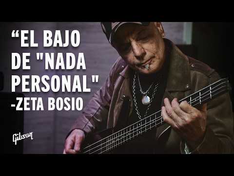 Zeta Bosio of Soda Stereo on the bass sound of "Nada Personal"