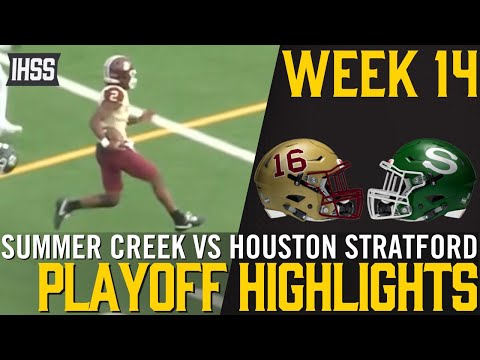 Summer Creek vs Houston Stratford - 2023 Week 14 Football Highlights