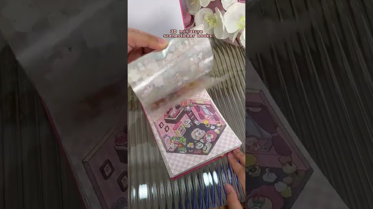 just got my first miniature scene sticker book in the mail! #stickers #stickerbook #miniaturescene #