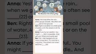 Talking About Rainy Weather in English #everydayenglish #rainyday