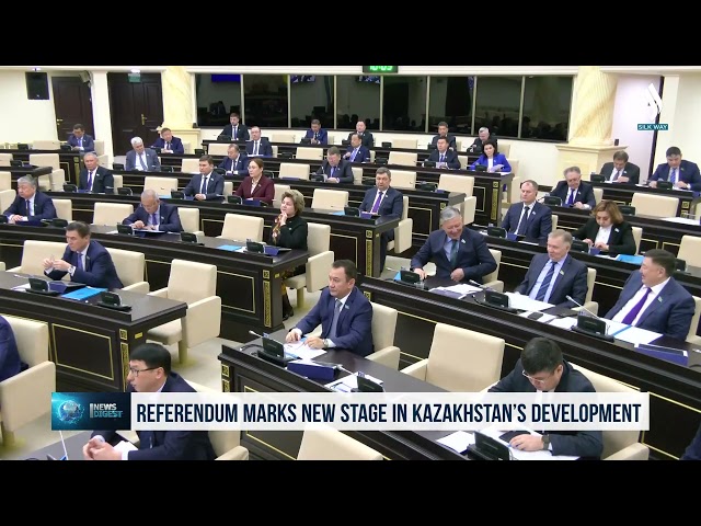 Референдум знаменует новый этап в развитии Казахстана