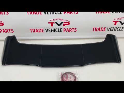 Fits VW Polo MK5 6R 6C 2009-2017 Rear Roof Boot Lip Spoiler Sport Gloss Black video