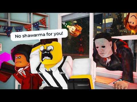 ROBLOX Scary Shawarma Kiosk Funny Moments (ANOMALIES) 🌯