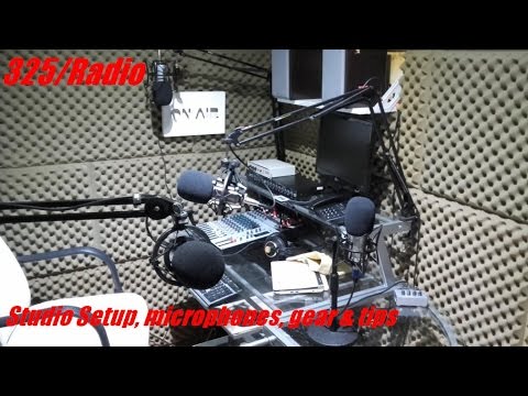 Podcast studio online radio station tour (update english)