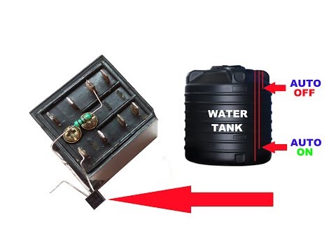 Automatic Water Pump By Using Only One Transistor..Save Water..Save Time..Very Easy.. Video