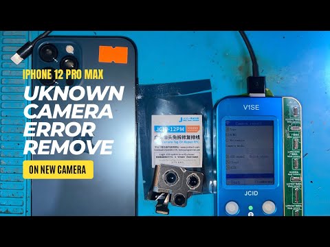iPhone 12 Pro Max Rear Camera Replacement without camera unknown error with JCID flex and V1SE