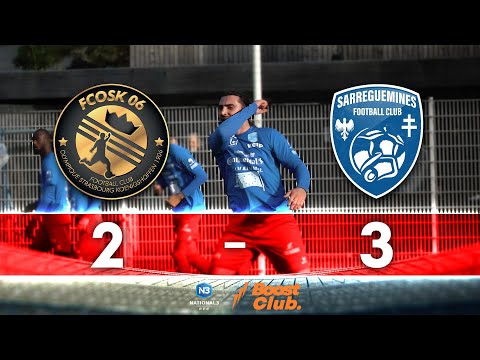 10 contre 11 le FC SARREGUEMINES l'emporte !! (FCOSK06 x FC SARREGUEMINES - National 3)