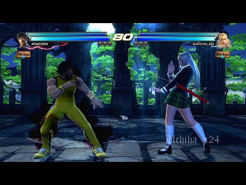 319_1 Lili y Alisa ( Uchiha x24 ) VS (ARANT9509) Forest y Marshall Law - Tekken Tag 2  GamePlay PS3